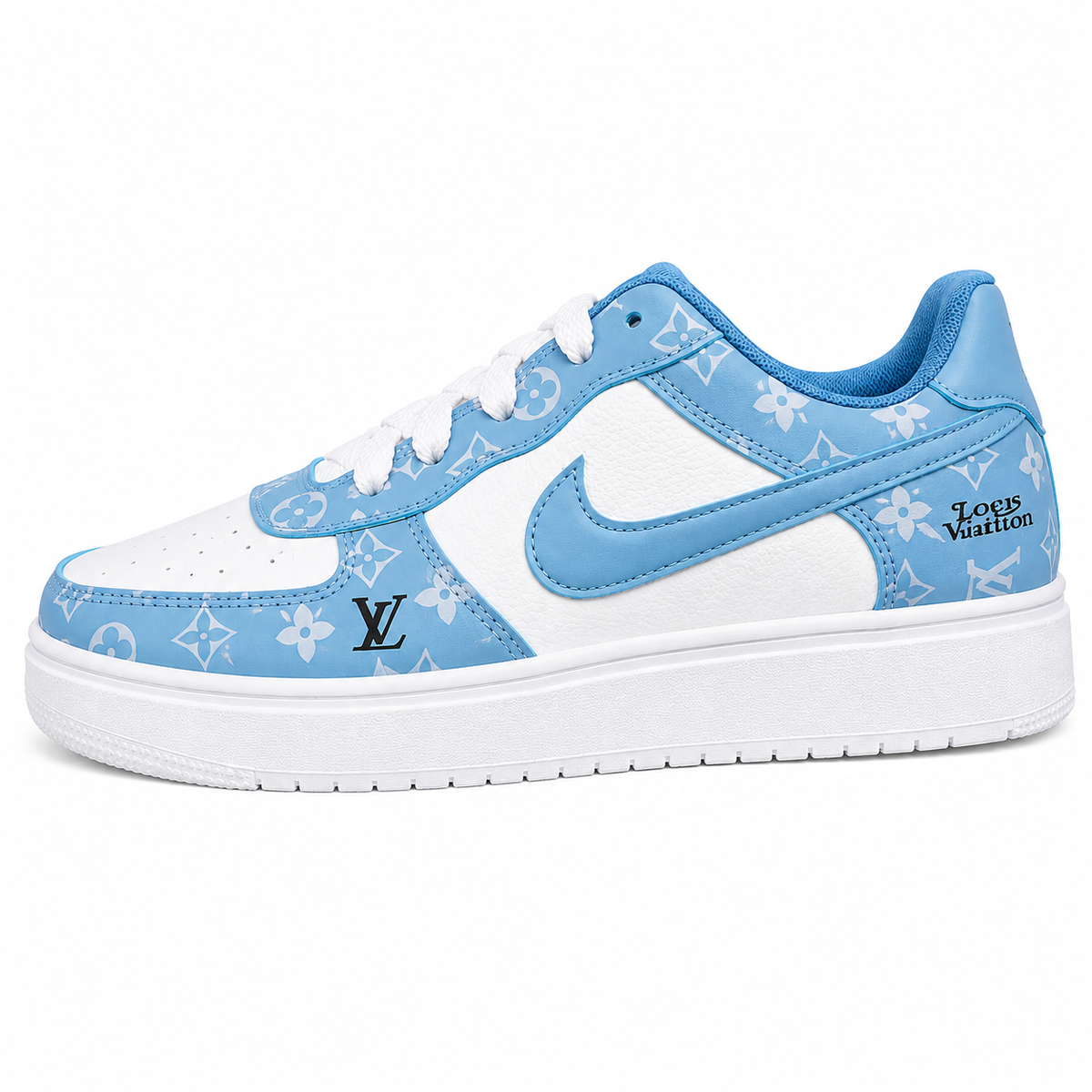 LV Unisex Sneakers – Premium Blue & White