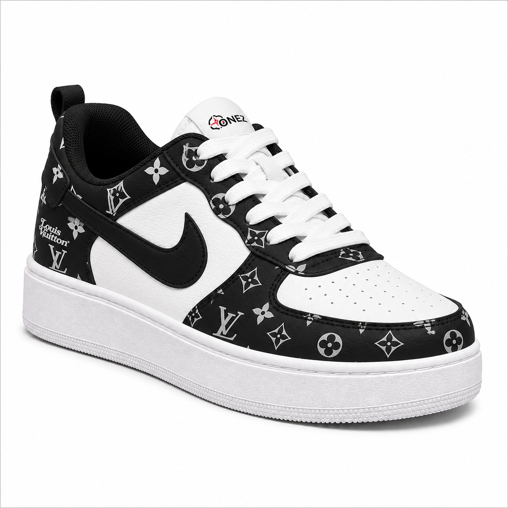 LV Black & White Sneakers
