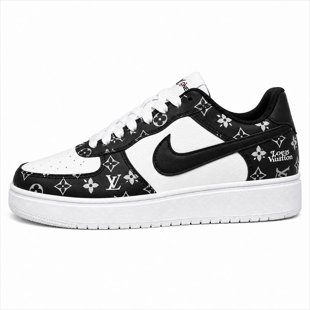 LV Black & White Sneakers