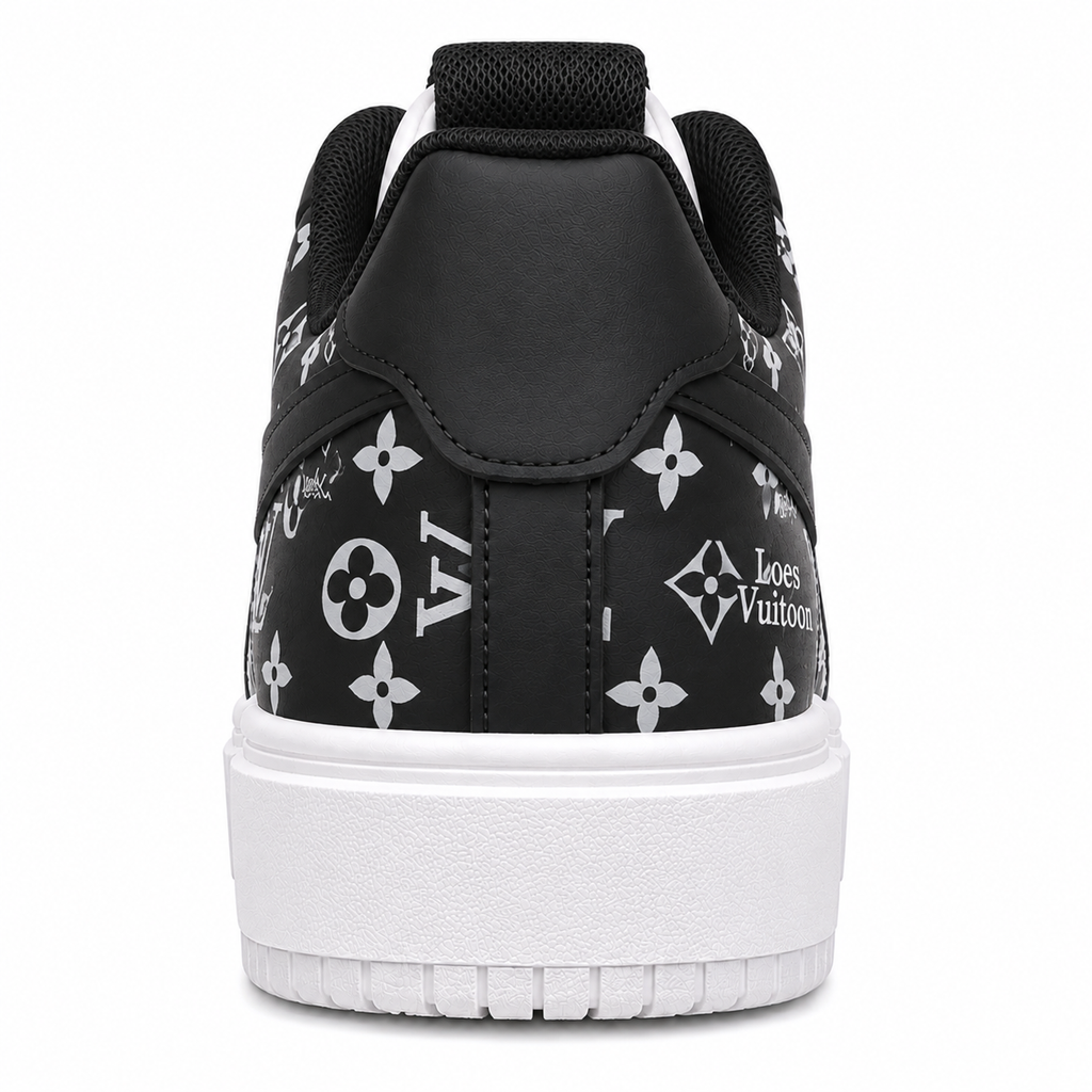 LV Black & White Sneakers