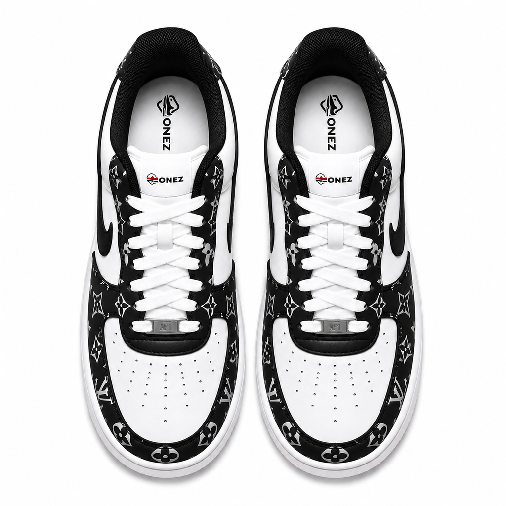 LV Black & White Sneakers