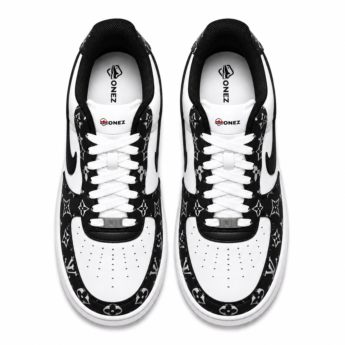 LV Black & White Sneakers