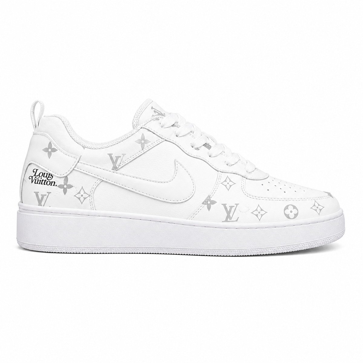 LV Gray & White Sneakers