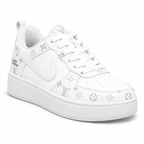 LV Gray & White Sneakers