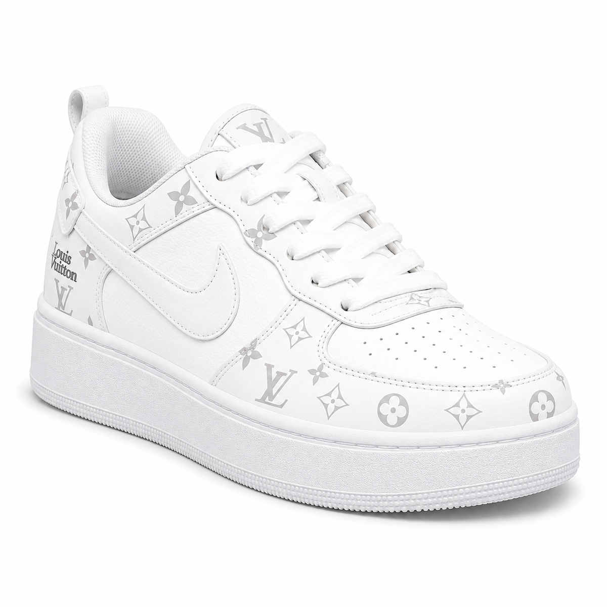 LV Gray & White Sneakers