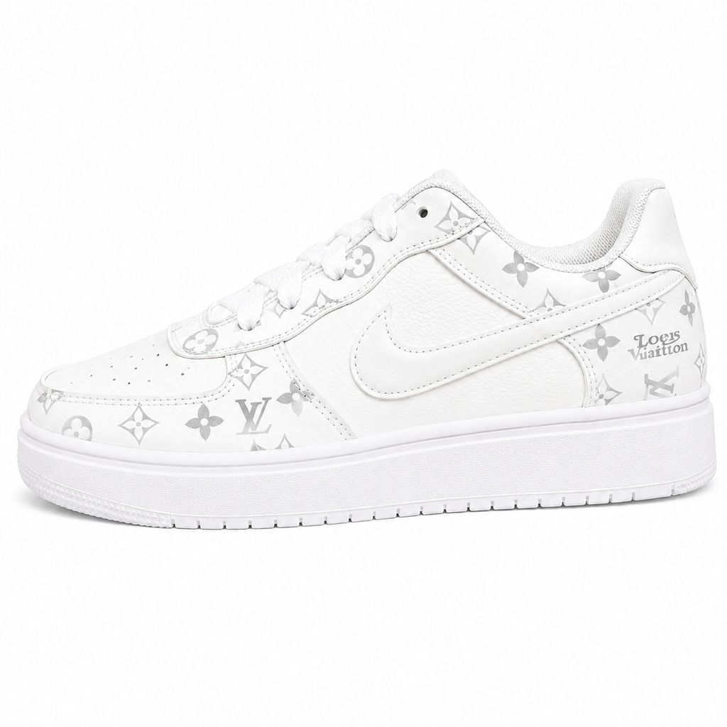 LV Gray & White Sneakers