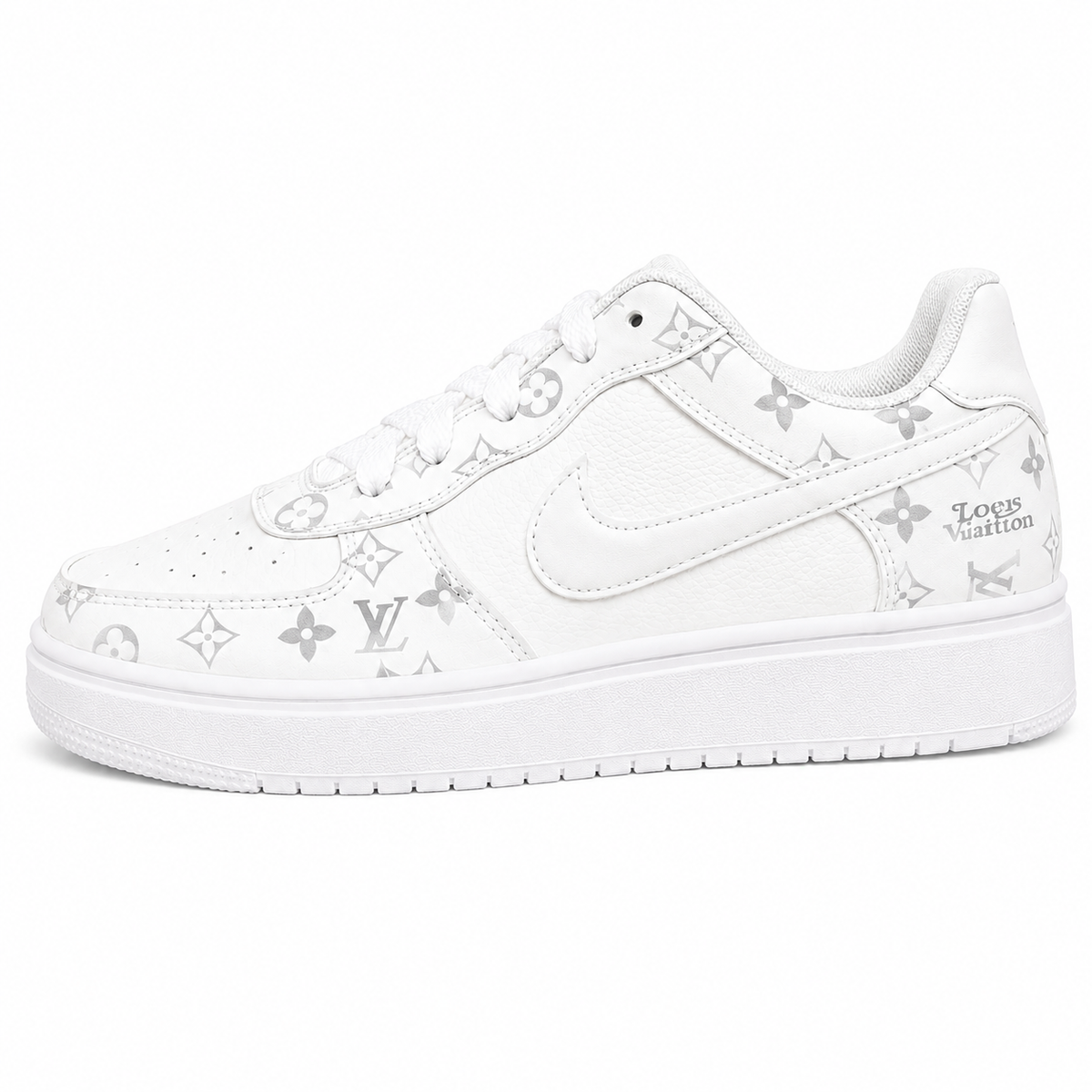 LV Gray & White Sneakers