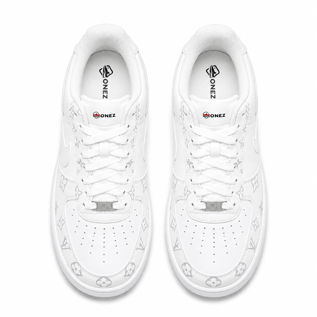 LV Gray & White Sneakers