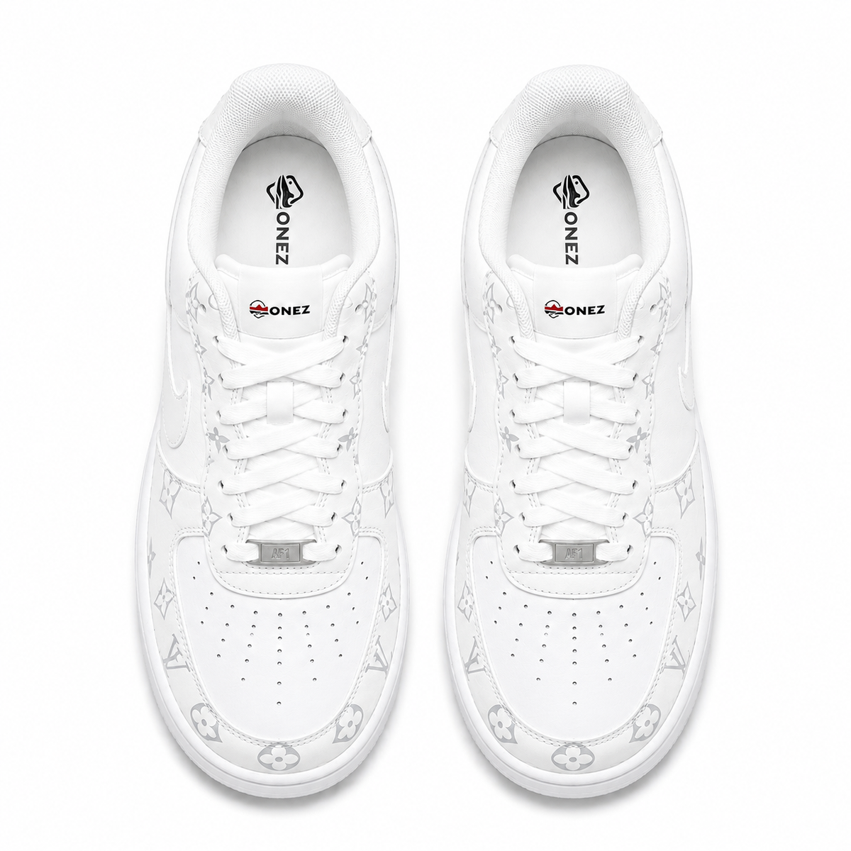LV Gray & White Sneakers