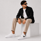 ORVAN Air One Low Sneakers – White & Black