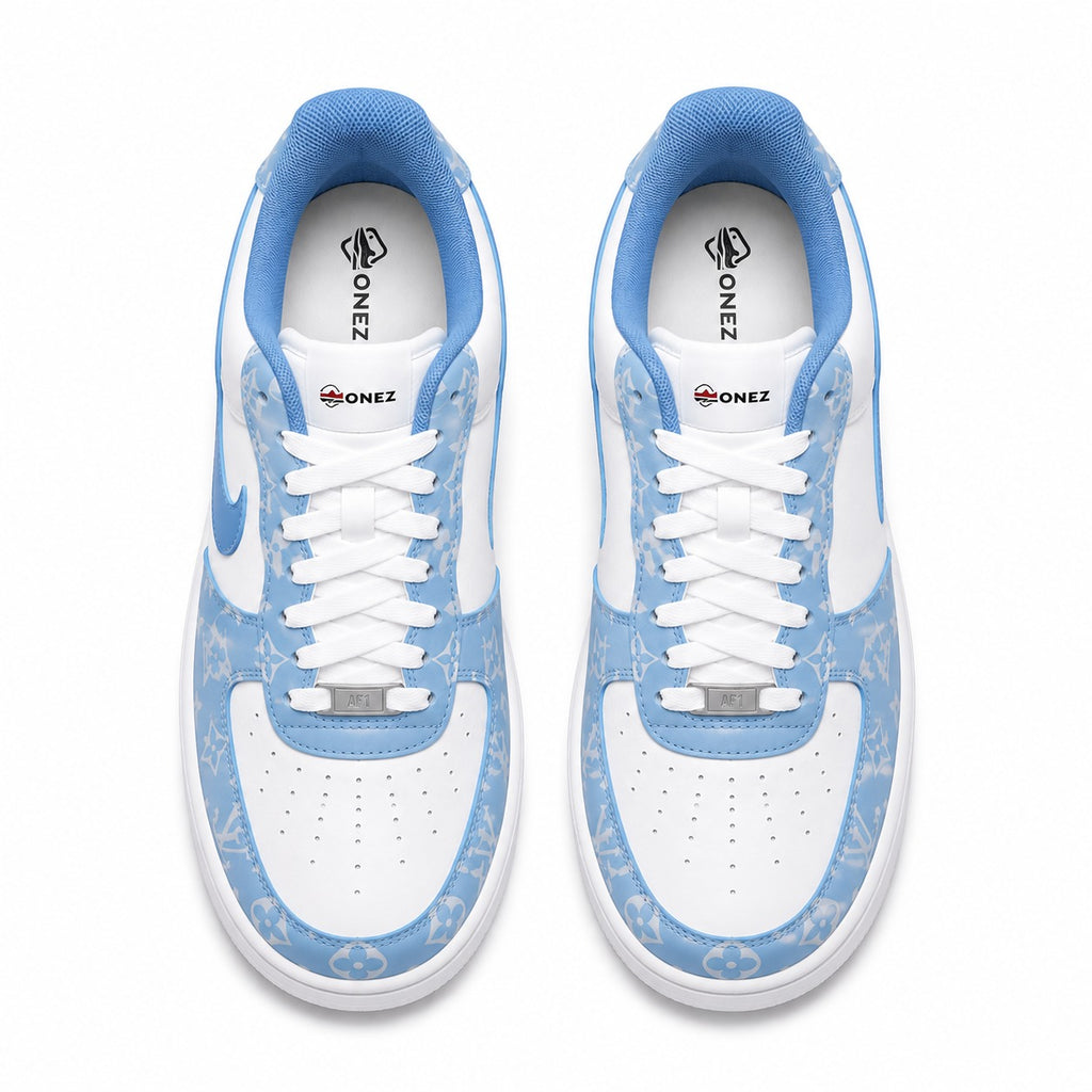 LV Unisex Sneakers – Premium Blue & White